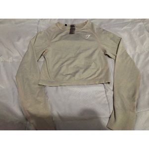 Gymshark vital seamless crop top- sand